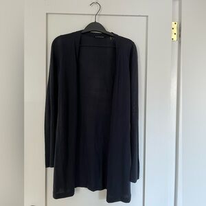 Elie Tahari long cardigan sweater. Navy blue. Size XS/S.